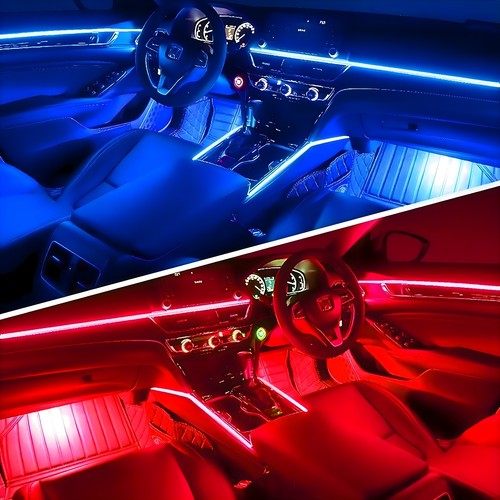 Auto Innenraum Umgebungsleuchten - 72 LED RGB, USB, App & Fernbedienung, Deko - Bild 2 von 6