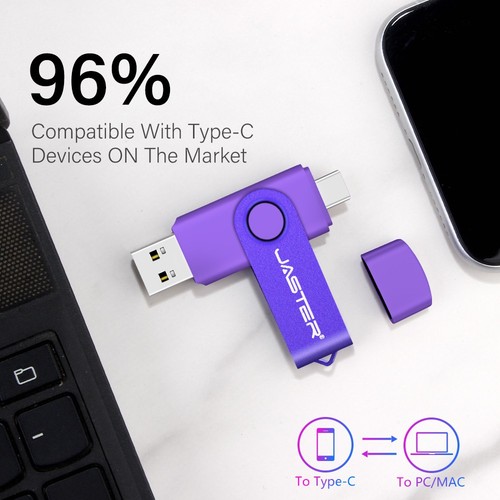 USB-C Flash-Laufwerk Kostenloses benutzerdefiniertes Logo TYPE-C Speicherstick - Afbeelding 18 van 31