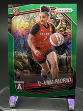 2025 Panini Prizm WNBA - Te-Hina Paopao #61 Green Prizm (RC)