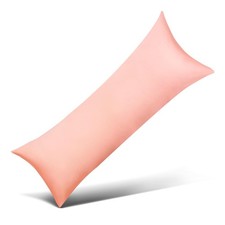 100 Cotton Body Pillow Case Cover with Zipper Wrinkle-Free, 400 Thread Count...