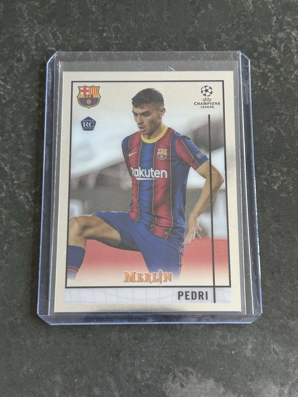 2020-21 Topps Merlin Collection Chrome UCL - Pedri #89 (RC)
