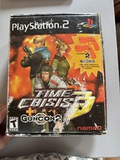 Time Crisis 3 + Gun Con 2 PS2 Bundle | Both CIB Complete - (Playstation 2, 2003)