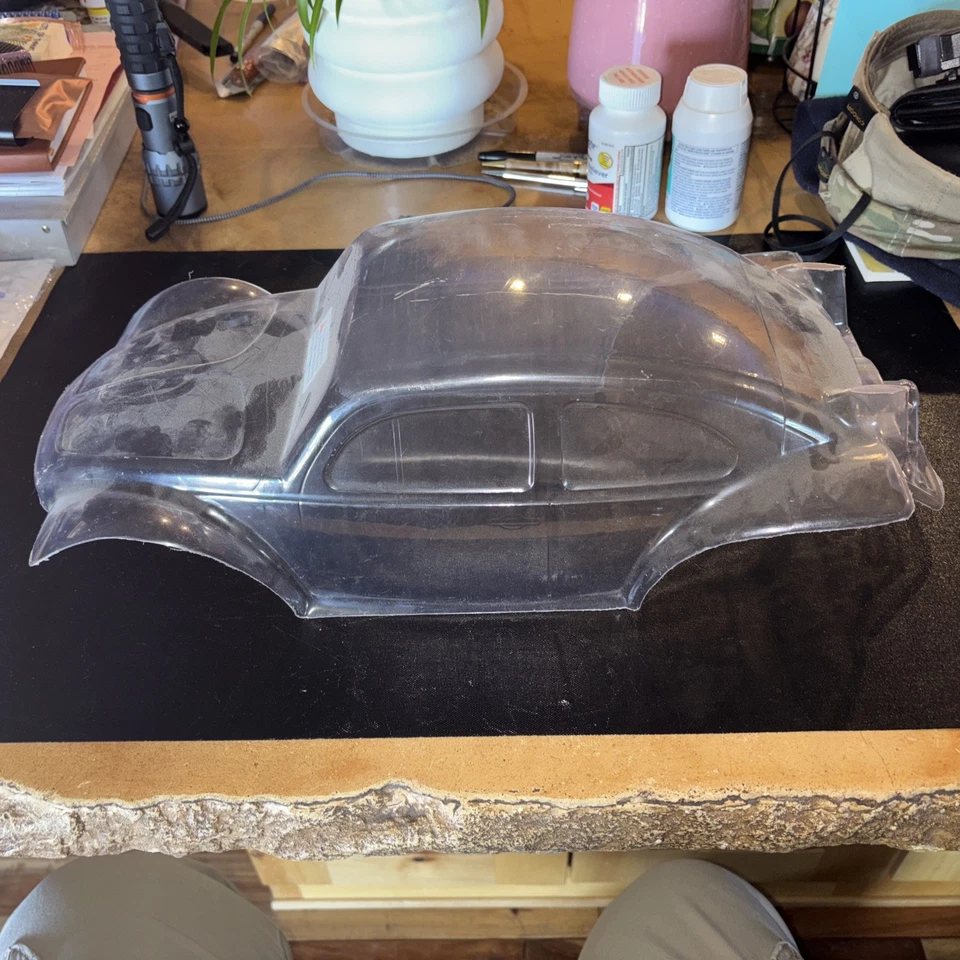 Vintage RC 1/10 Volkswagen Beetle Body, Associated, Crawler, Monster Beetle!!! - Image 4 of 4