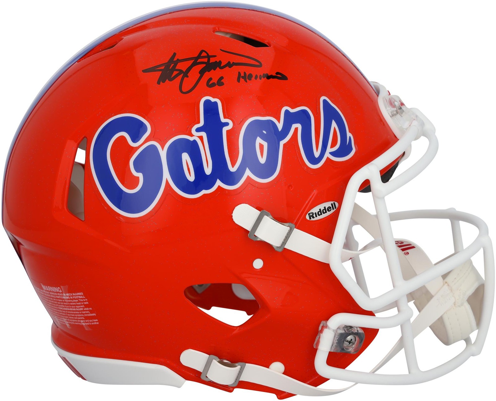 Steve Spurrier Autographed Signed Florida Gators Riddell Authentic Helmet w/66 Heisman Insc 