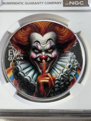 2025 Cameroon 1000 Francs Urban Legends Evil Clown Graded PR 70 DCAM by NGC