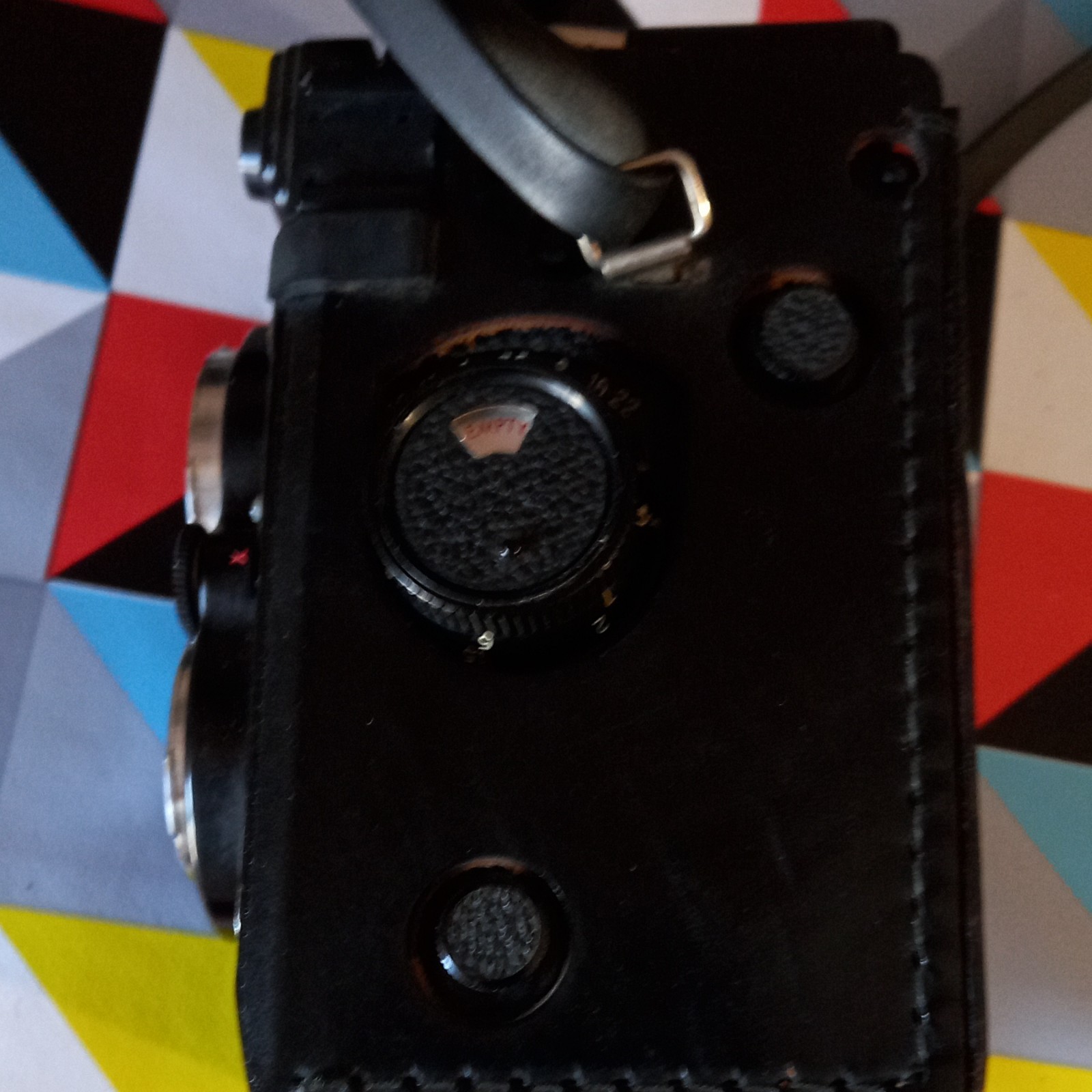 Yashica Mat-124G Fotocamera reflex biottica vintage con custodia Yashica foto 5
