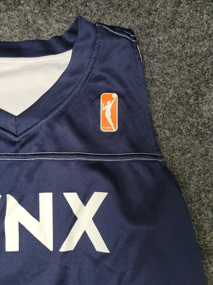 Camiseta Minnesota Lynx Juvenil Grande Azul Blanco WNBA Baloncesto Reversible #3 Foto 3 de 4
