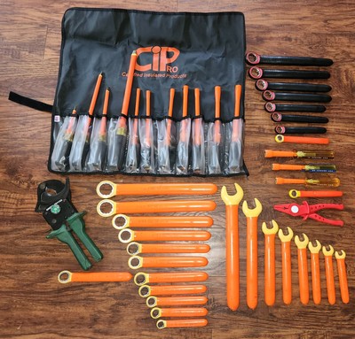 Insulated Electrical Tools- 46 Pc Assorted 1000 Volt Cementex, CIP, Greenlee etc