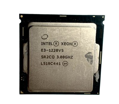 Intel Xeon Processor E3-1220 v5 8M Cache, 3.00 GHz SR2CQ 4-Cores