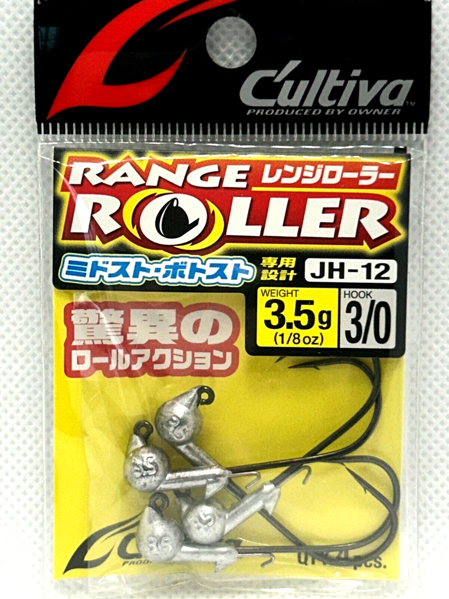 Owner JH-12 Jig Head Range Roller 3.5 gram Size 3/0 (1413) for