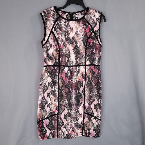 Vestido vaquero para mujer Jennifer Lopez midi sin mangas cremallera trasera talla 14 - Imagen 1 de 10