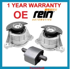 ENGINE MOTOR TRANSMISSION  MOUNTS KIT 3 PCS FITS MERCEDES OE REIN