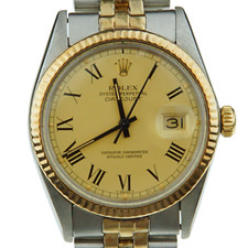 Rolex Datejust 36 acciaio oro ref. 16013 Jubilee Buckley Quadrante Champagne Set Completo