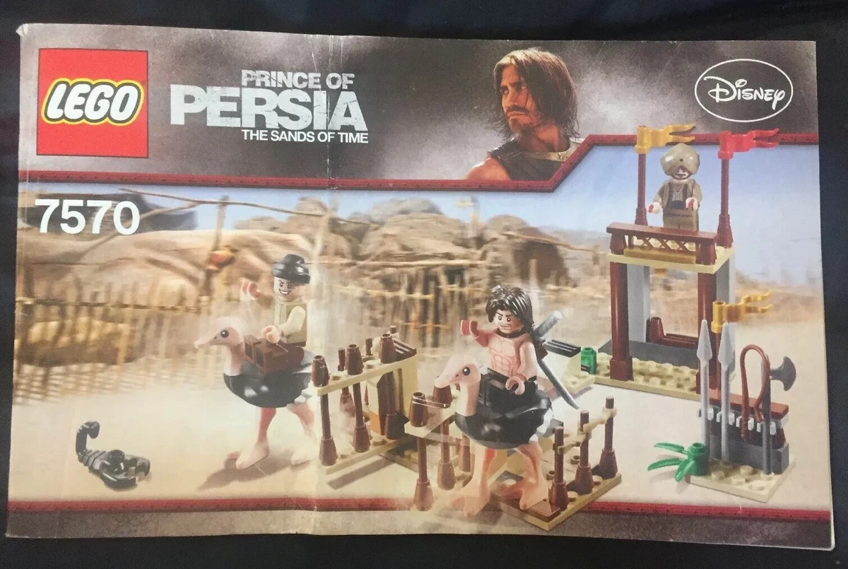 Lego Prince Of Persia Ostrich Race 7570 Instruction Book Only Sands Of Time