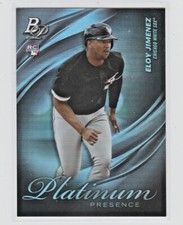 2019 Bowman Platinum Rookie Platinum Presence PP-3 Eloy Jimenez RC White Sox