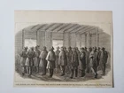 Battle Johnson House General Benjamin Butler Staff 1864 Civil War Sketch Print