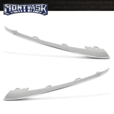 Fit For 2018-2020 Mercedes W222 S450 S560 Front Bumper Trim Molding Left+Right