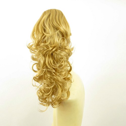 Hairpiece ponytail curly light golden blond 15.75 ref 3 lg26 peruk - Imagen 3 de 7