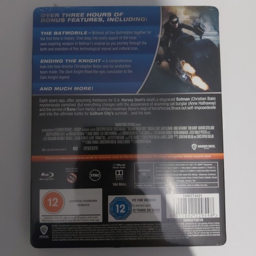 The Dark Knight Rises - Limited Edition Blu-ray Steelbook - New factory sealed - Picture 2 of 9