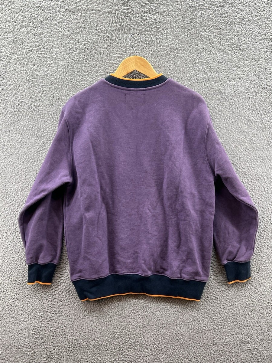 Palace Palaska Embroidered Purple Crewneck Sweatshirt Men's Size