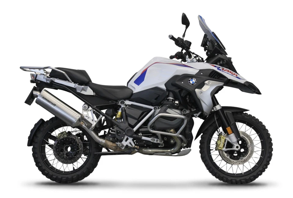 Silenciador de escape Titanium P7 Dominator se adapta a BMW R1200GS Adventure 2013-2018 Foto 4 de 4