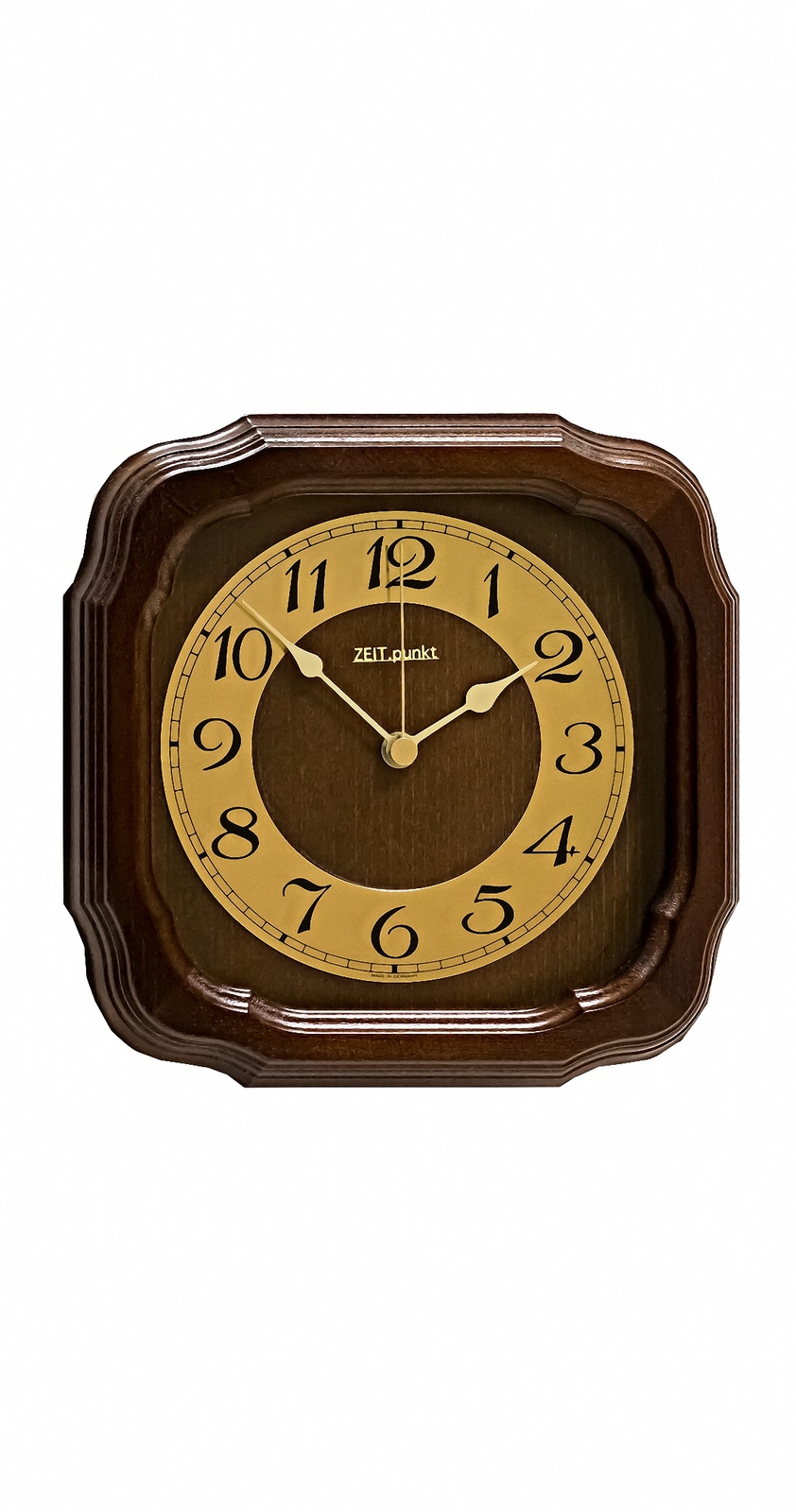 Modern wall clock with quartz movement from Zeitpunkt (Ze.. ZP 12/5303/3-762 NEW