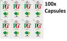 PG TIPS FLAVOURED TEA CAPSULES X100 GREEN TEA NESPRESSO MACHINE COMPATIBLE UNBOX