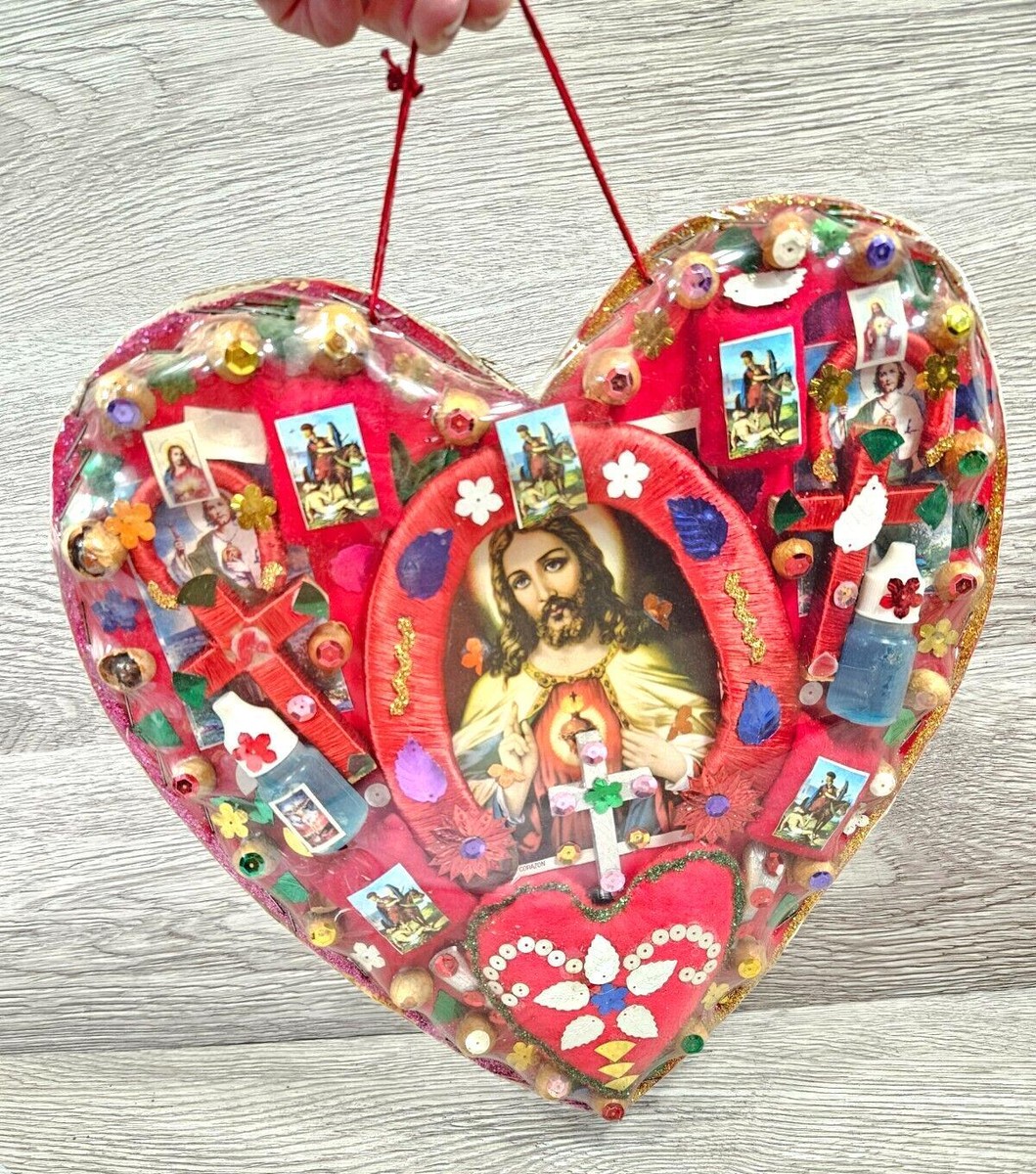 ♡♡♡ Heart loose knit andmary ANDMARY】Heart loose knit