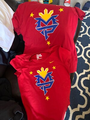 Women small Nike manny pacquiao  hyperko red ladies Tees Tshirt