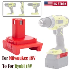 Konverter Adapter For Milwaukee 18V Li-ion Battery to for Ryobi 18V Power Tools