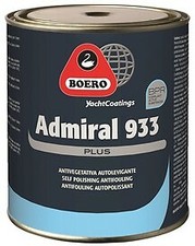 BOERO ADMIRAL 933 PLUS ANTIVEGETATIVA AUTOLEVIGANTE -COLORI BLU BIANCO NERO