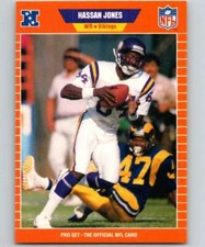 HASSAN JONES 1989 PRO SET #230 RC VIKINGS   (BOX 43) ID:14054