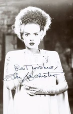 Elsa Lanchester -- Signed Vintage Photo Postcard Copy