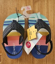 Toddler Shawn Slip On Flip Flop Sandals Multicolored Size 7/8