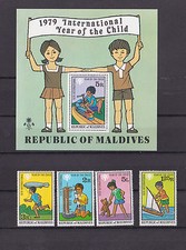maldives Sc 800/4,set MNH intl.year of the child        k123