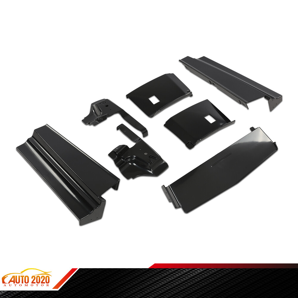 1979-1985 Cadillac Eldorado 2-Door Rear Bumper Fillers Set - Black