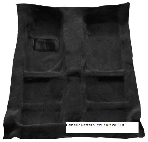 Black Molded Carpet Flooring 1983-1995 Chevrolet G30 Van Passenger area - Picture 1 of 5