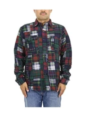 Polo Ralph Lauren Classic Fit Long Sleeve Vintage Patchwork Flannel Shirt