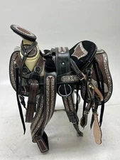 KingSaddle Mexican Leather Horse Saddle/ Silla De Montar Estilo Charro