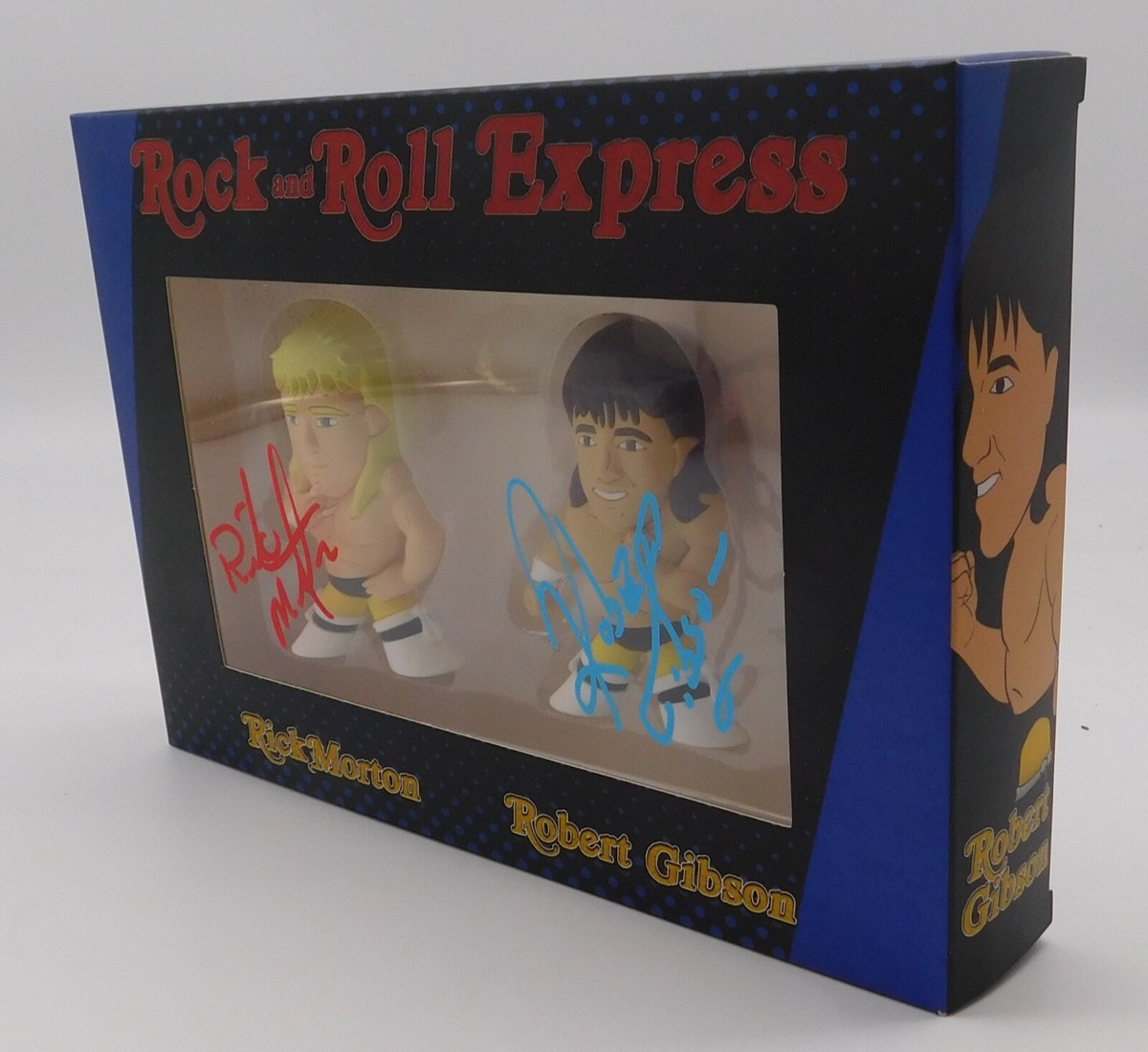 ロックンロール・エクスプレス 〜リック・モートン　ロバート・ギブソン　直筆サイン Rock 'N' Roll Express Robert Gibson Ricky Morton Autographed Photo