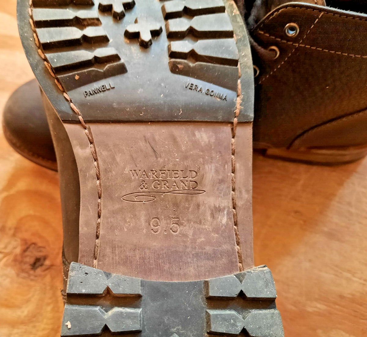 Warfield & Grand Scout Boot Black Mens size 9.5 | eBay