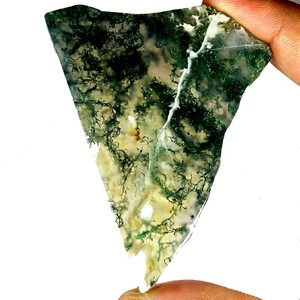 Fabulous Designer Green Moss Agate Rock Slab Polished Rough Specimen