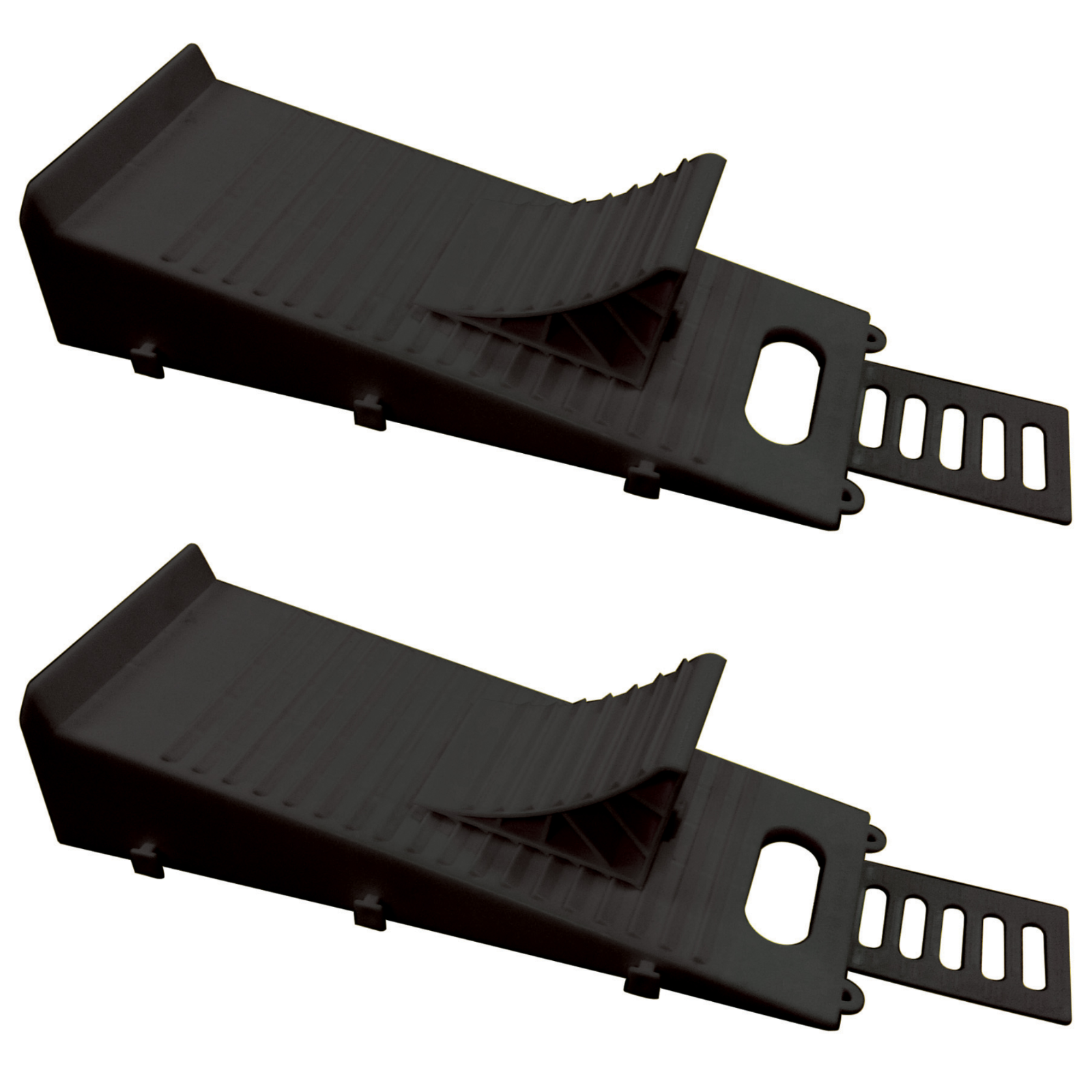 2x Chockmaster Wheel Tyre Saver Leveller Ramp Stop Caravan Trailer Motorhome