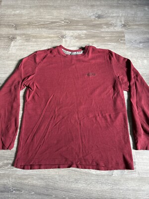 Team RealTree Men's Red Thermal Long Sleeve Shirt Size XL