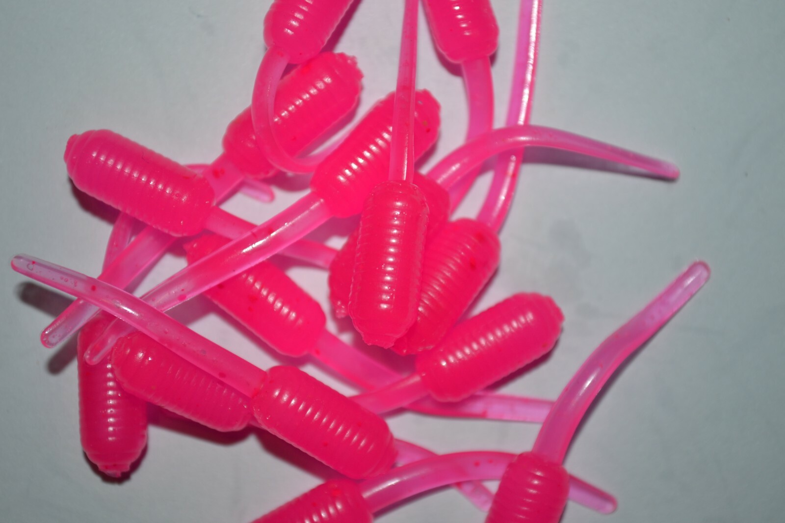 Southern Pro Hot Grubs Southern Pro Stinger Shad 2 Grub Lures - 25-Pack, Pink Panther Color (SS28) Shad Lures