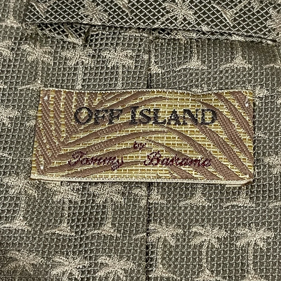 Corbata de seda Tommy Bahama Off Island hecha en EE. UU. Palmeras Foto 2 de 4