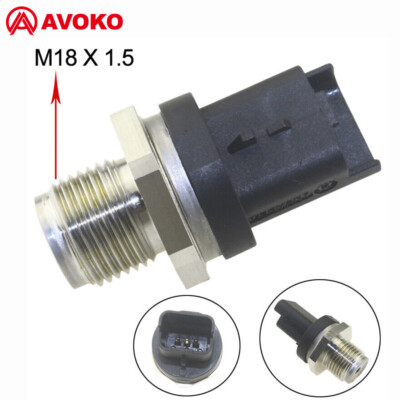 Fuel Common Rail Pressure Sensor For Peugeot 206 307 1.4 HDI Diesel 9641509480