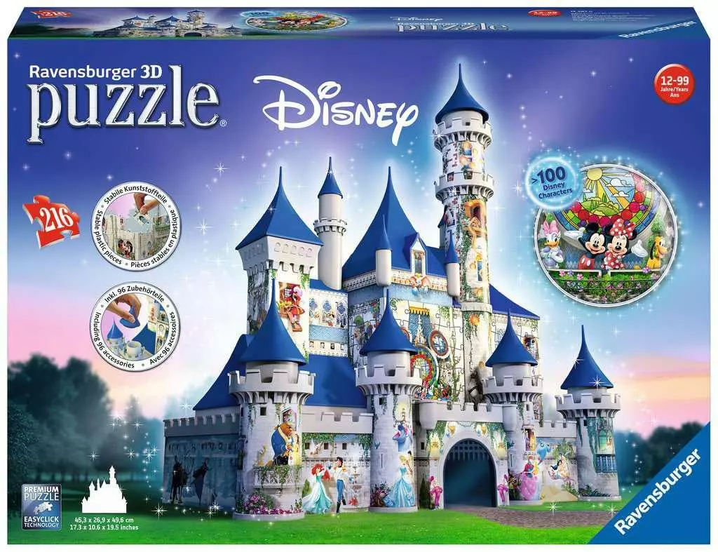 RAVENSBURGER Puzzle 3D Château Disney