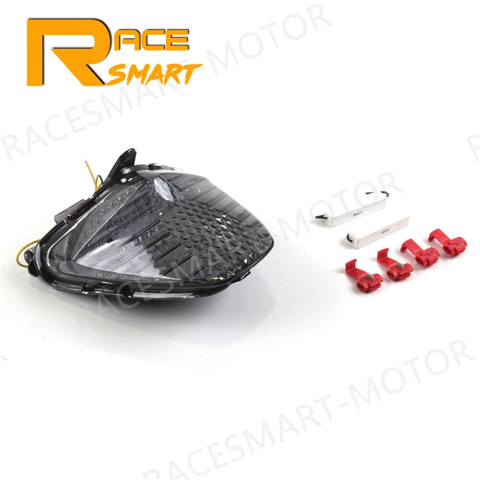 Para Honda CBR250R 2011 2012 2013 2014 LED lanterna traseira freio seta pisca-pisca - Imagem 3 de 4
