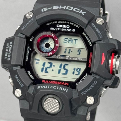 CASIO G-SHOCK GW-9400J-1JF Black Red Master of G RANGEMAN Men's